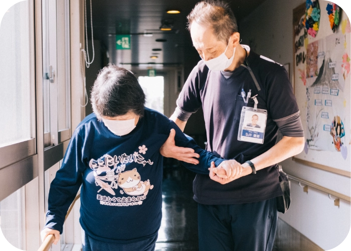 理学療法士によるリハビリ